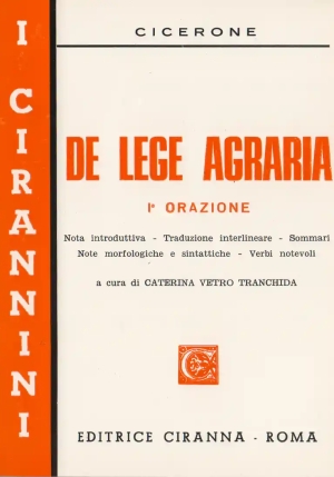 De Lege Agraria - I Orazione fronte