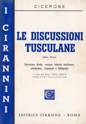 Discussioni Tuscolane - Lib. Iii fronte