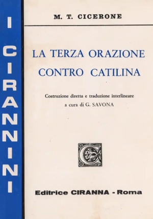 Terza Orazione Catilinaria fronte