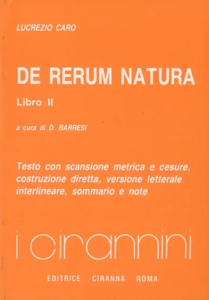 De Rerum Natura - Libro 2 fronte