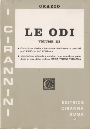 Odi - Lib. Iii fronte