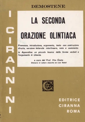 Orazione Olintiaca - Lib. Ii fronte