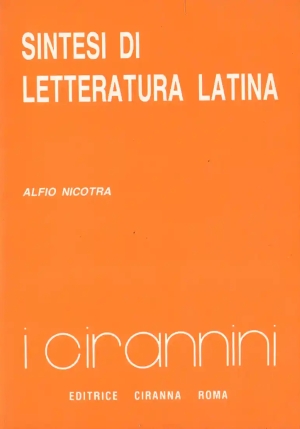 Sintesi Di Letteratura Latina fronte