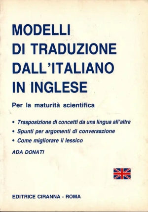 Modelli Di Traduzione Dall'italiano In Inglese fronte