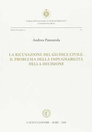 La Ricusazione Del Giudice Civile fronte