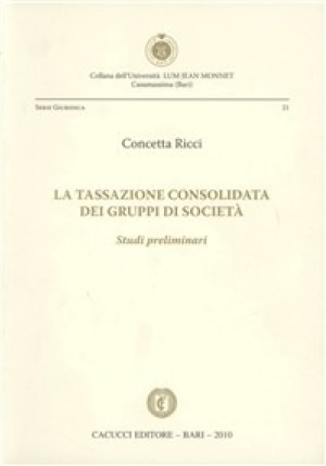 La Tassazione Consolidata Dei Gruppi Di Societa' fronte