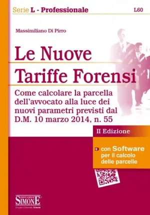 L60  Le Nuove Tariffe Forensi fronte