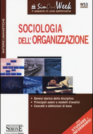 W53  Sociologia Dell'organizzazione fronte