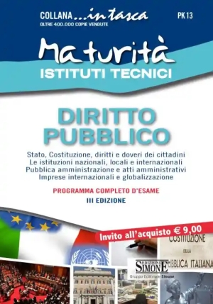 Pk13  MaturitÃ  Istituti Tecnici - Diritto Pubblico fronte