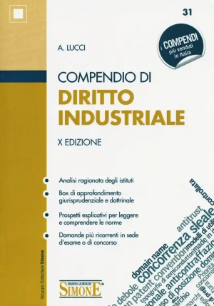 31  Compendio Di Diritto Industriale fronte