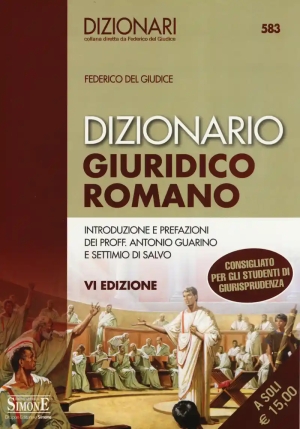 Dizionario Giuridico Romano fronte