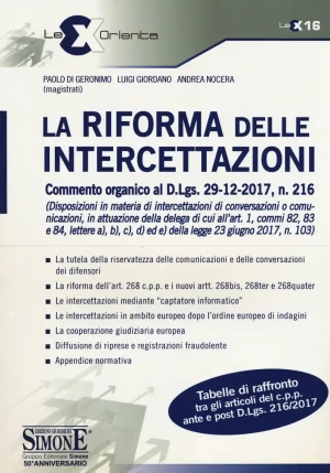 La Riforma Delle Intercettazioni fronte