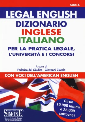 Legal English - Dizionario Inglese Itali fronte