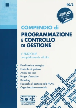 40/3  Compendio Di Programmazione E Controllo Di Gestione fronte