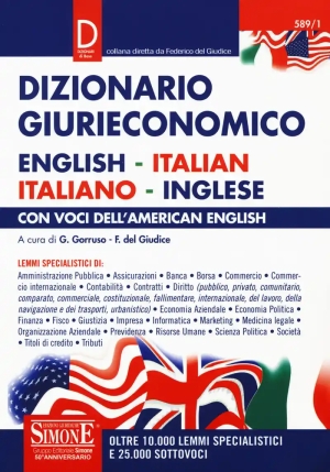 Dizionario Giurieconomico - English-ital fronte