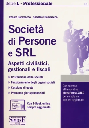 L1  Societ??di Persone E Srl. Aspetti Civilistici, Gestionali E Fiscali. Con E-book fronte