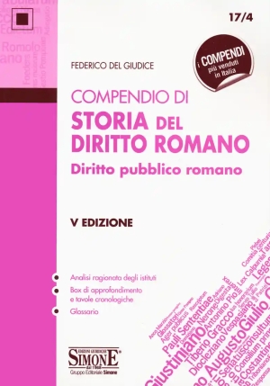 Compendio Di Storia Del Diritto Romano. Diritto Pubblico Romano fronte