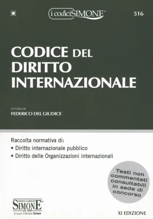 516  Codice Del Diritto Internazionale fronte