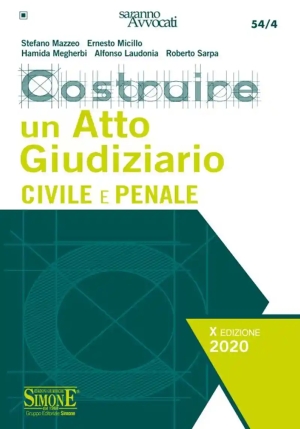 Costruire Un Atto Giudiziario Civile E Penale fronte