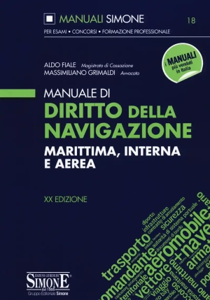 Manuale Di Diritto Della Navigazione Marittima, Interna E Aerea fronte