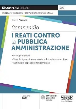 Reati Contro La Pubblica Amministrazione. Compendio. Principi E Istituti. Singole Figure Di Reato: A fronte