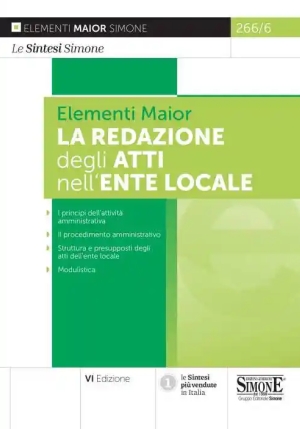 Elementi Maior - La Redazione Degli Atti fronte