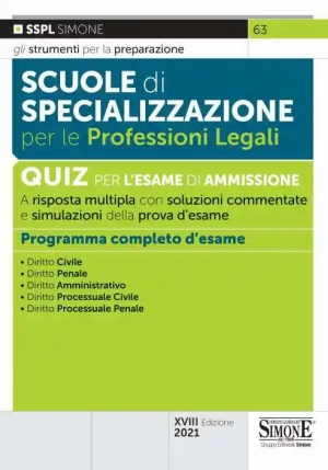 Scuole Di Specializzazione Per Le Profes fronte