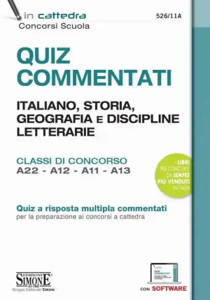 Quiz Commentati - Italiano, Storia, Geog fronte