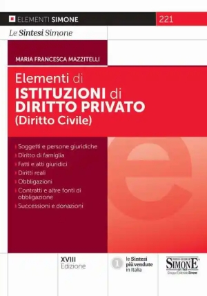 Elementi Di Istituzioni Di Diritto Priva fronte