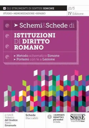 Schemi & Schede Di Istituzioni Di Diritt fronte