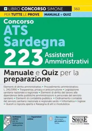 Concorso Ats Sardegna 223 Assistenti Amm fronte