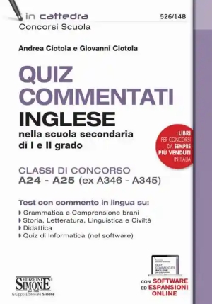 Quiz Commentati Di Inglese fronte