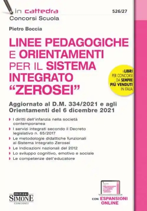 Le Linee Pedagogiche Per Il Sistema Inte fronte