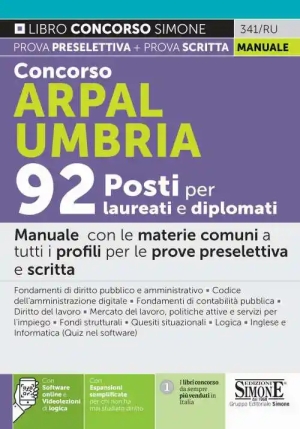 Concorso Arpal Umbria 92 Posti Per Laure fronte