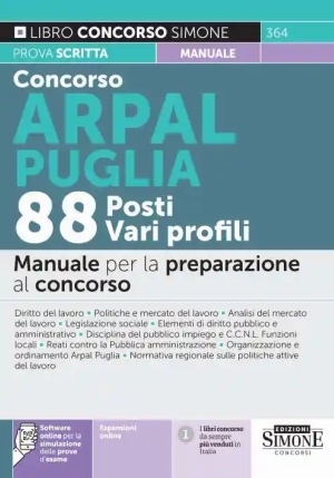 Concorso Arpal Puglia 88 Posti Vari Prof fronte