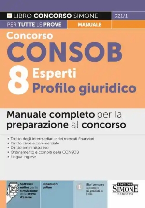 Concorso Consob 8 Esperti Profilo Giurid fronte