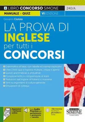 La Prova Di Inglese Per Tutti I Concorsi fronte