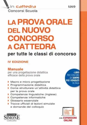 La Prova Orale Del Nuovo Concorso A Catt fronte