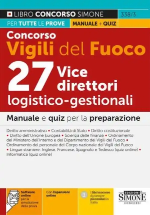 Concorso Vigili Del Fuoco - 27 Vice Dire fronte