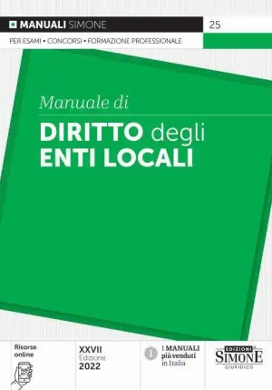 Manuale Di Diritto Degli Enti Locali fronte