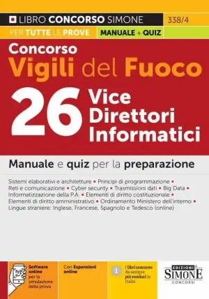 Concorso Vigili Del Fuoco 26 Vice Dirett fronte