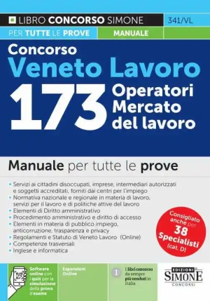 Concorso Veneto Lavoro 173 Operatori Mer fronte