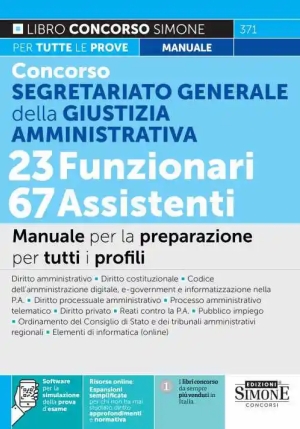 Concorso Segretario Gen.giustizia Amm.va fronte