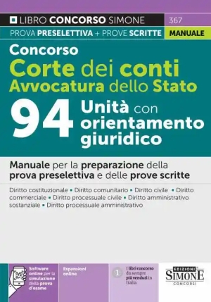 94 Concorso Corte Dei Conti Avvocatura fronte