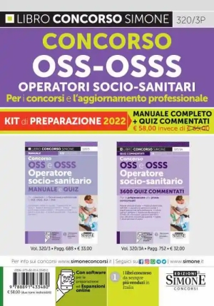 Kit Concorsi Oss E Osss Operatori 2vol. fronte