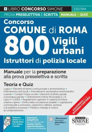 800 Vigili Urbani Com.roma Istrutt.man. fronte