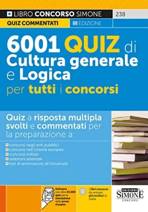 6001 Quiz Di Cultura Generale E Logica P fronte