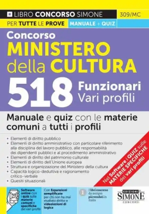 518 Funzionari Ministero Cultura fronte