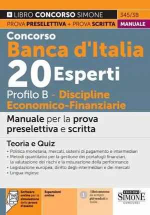 20 Esperti Banca D'italia Prof.b fronte