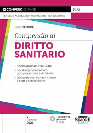 Compendio Di Diritto Sanitario 5ed. fronte